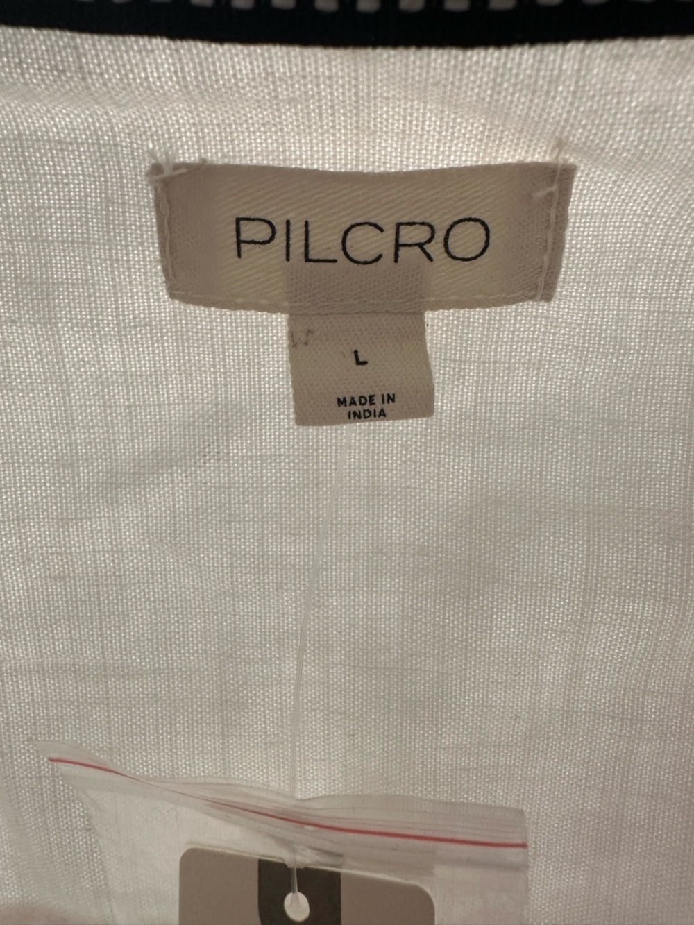 Anthropologie Pilcro White Button-up Front Peplum Blouse/Top - Picture 5 of 6